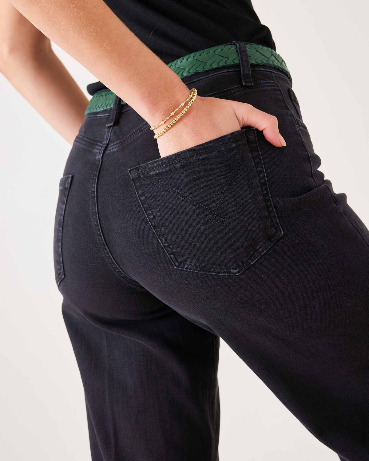 Kate Relaxed Wide Leg - Stormy, view 3