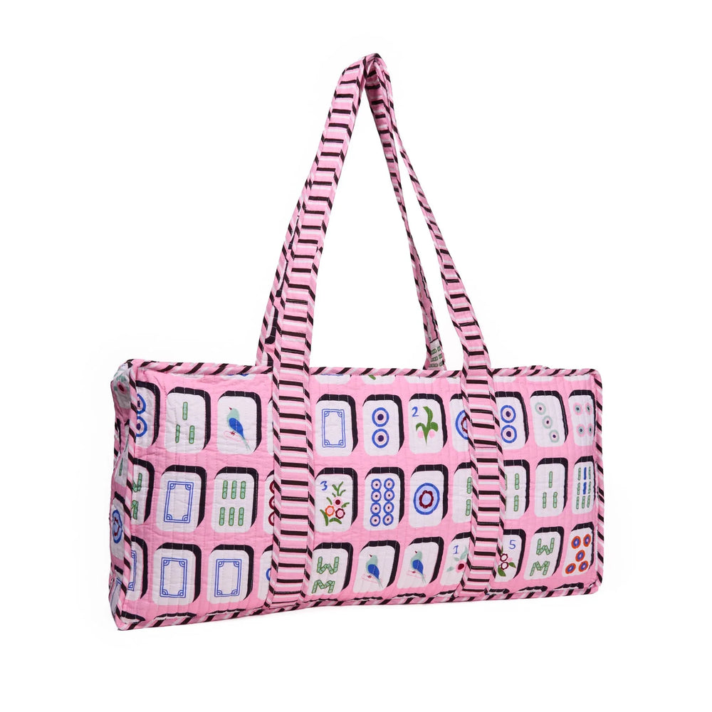 Mahjong Zippered Game Bag