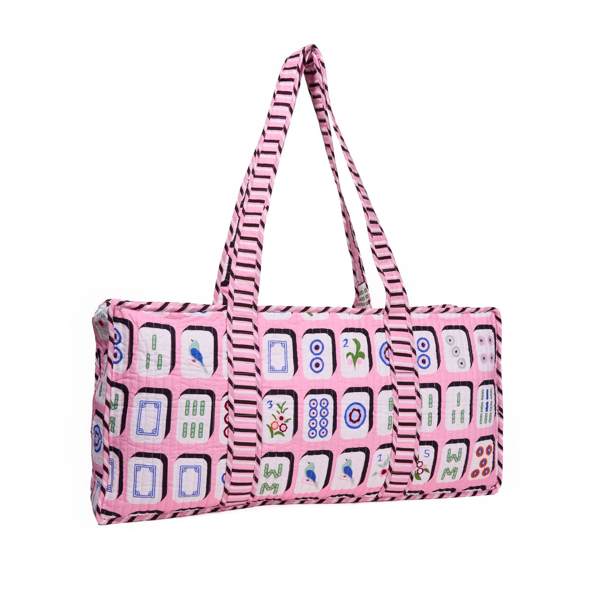 Mahjong Zippered Game Bag