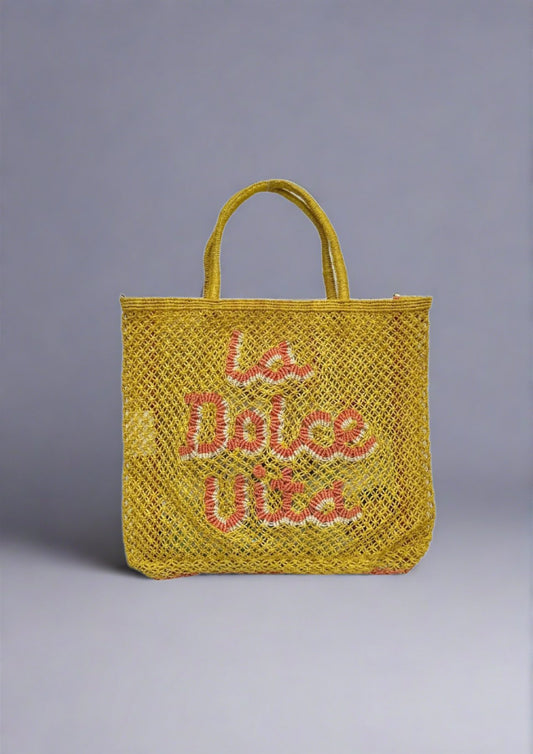 La Dolce Vita Jute Bag - The Riviera Towel Company