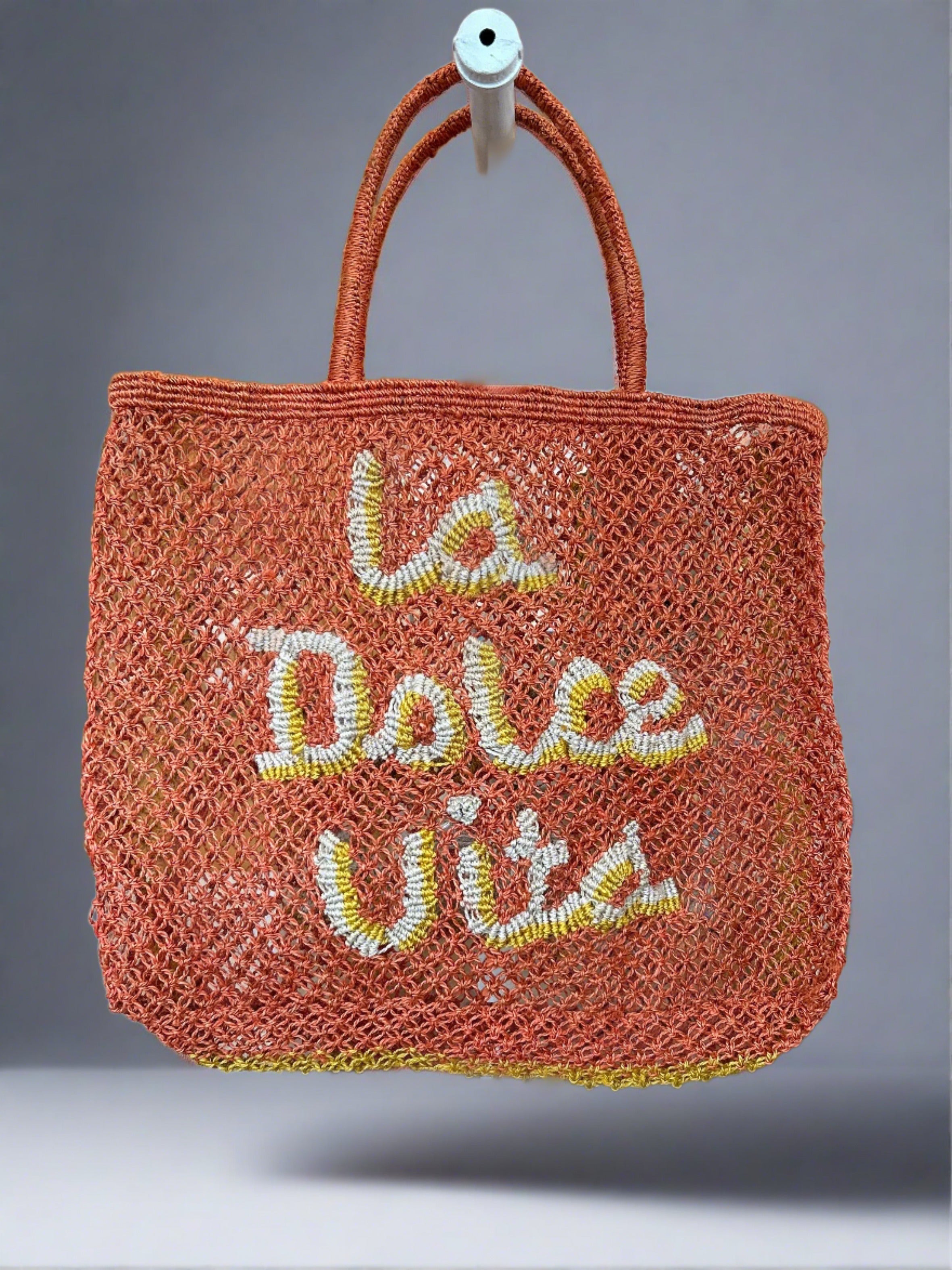 La Dolce Vita Jute Bag - The Riviera Towel Company