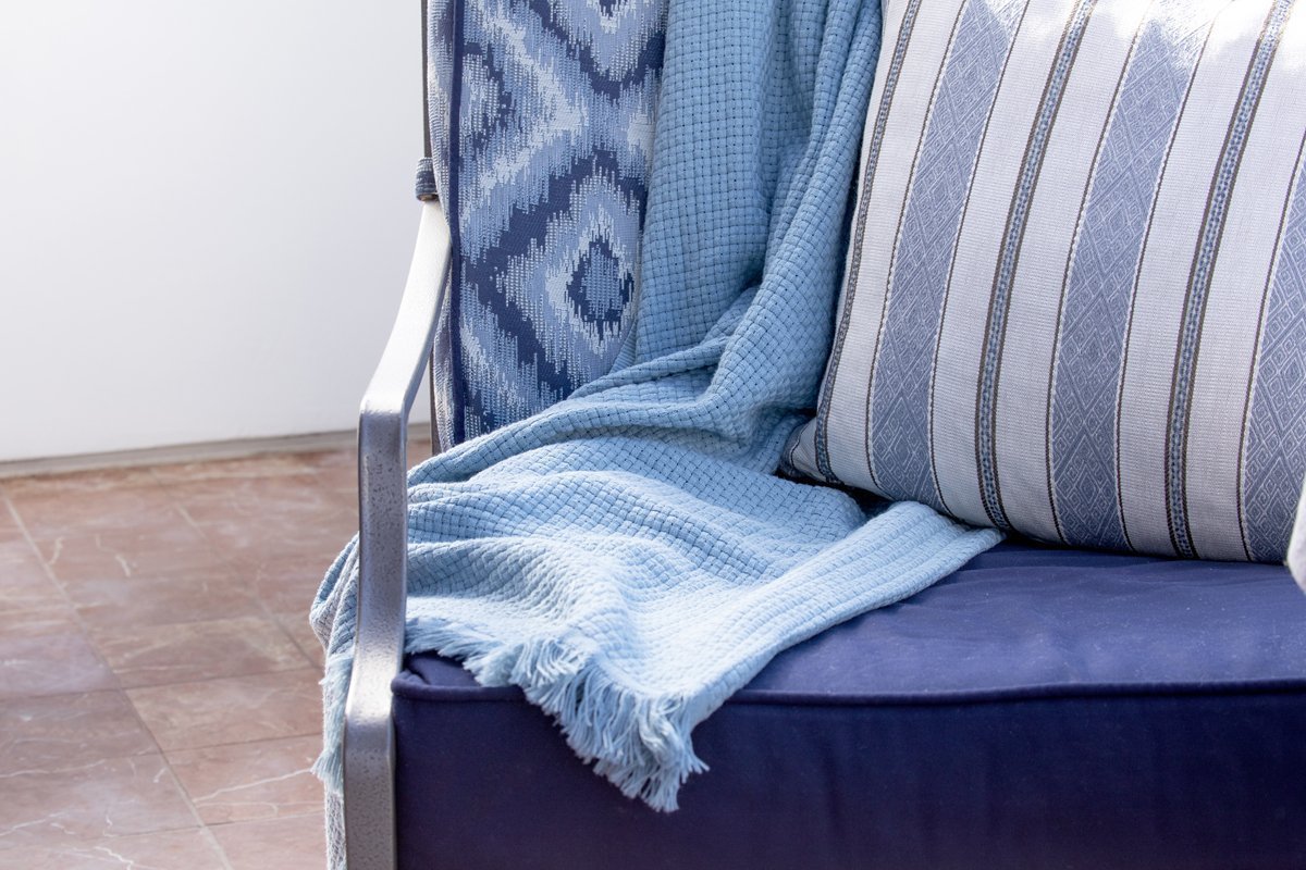 La Jolla Throw Blanket - The Riviera Towel Company