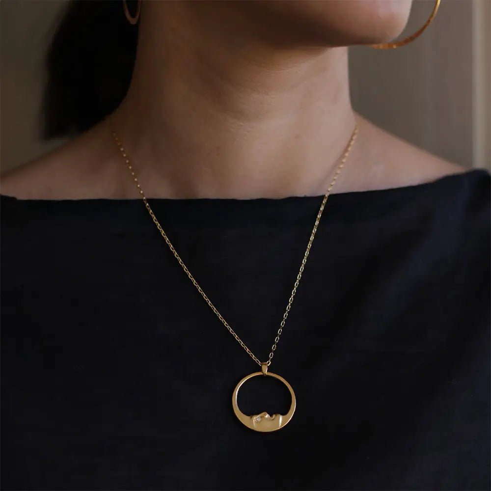 La Lune Necklace - The Riviera Towel Company