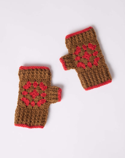 La Paz Crochet Fingerless Gloves, view 5