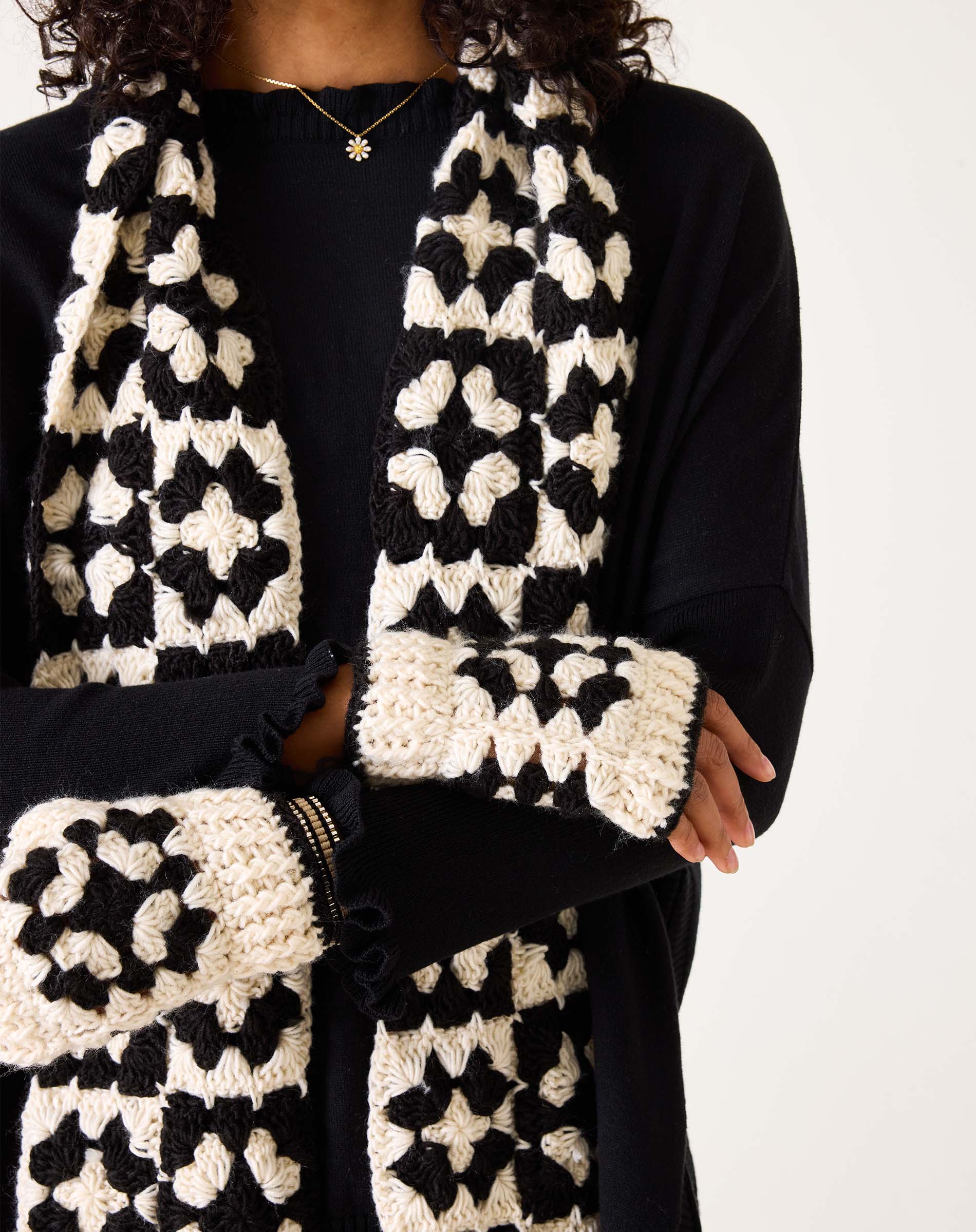 La Paz Crochet Scarf