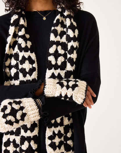 La Paz Crochet Scarf, view 4