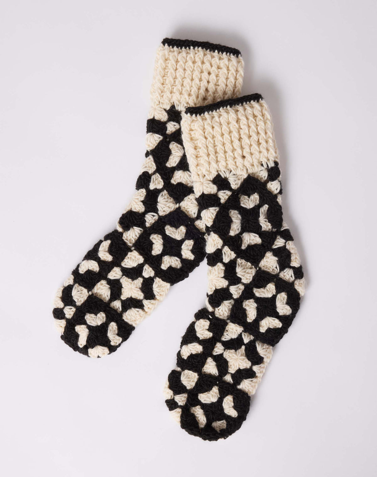 La Paz Crochet Slipper Socks, view 3