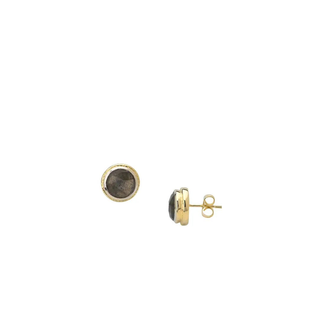 Labradorite Stud Earrings