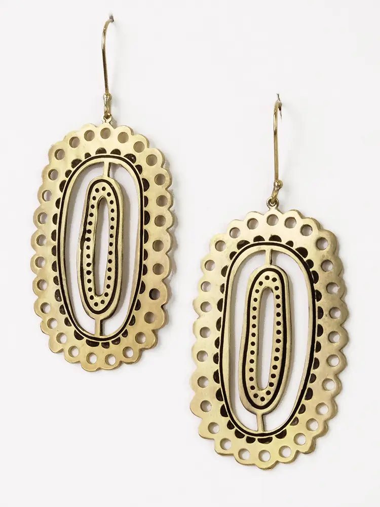 Lacey Earrings - The Riviera Towel Company