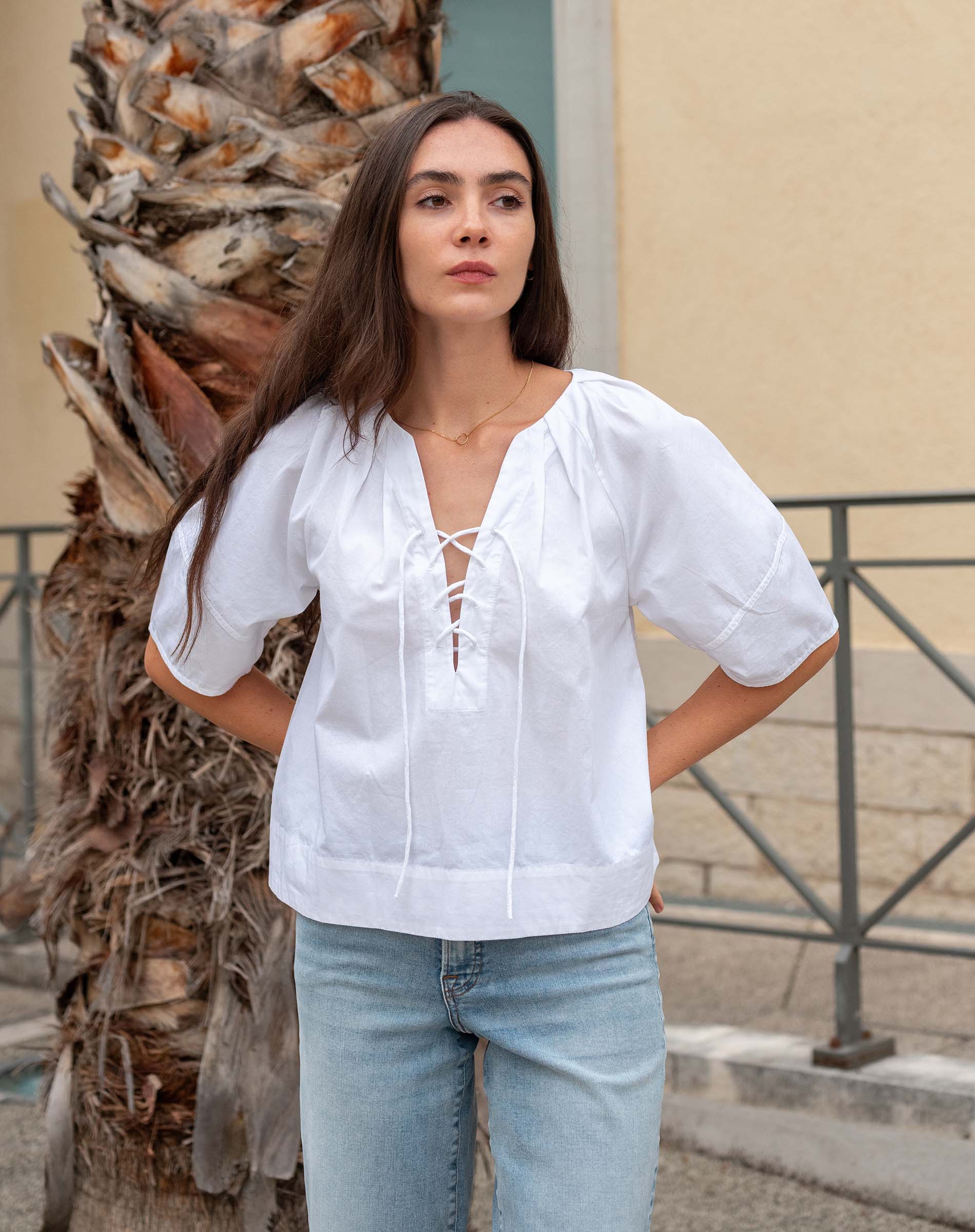 Lacy Tie Top