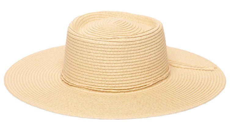 Large Brim Oval Crown Boater