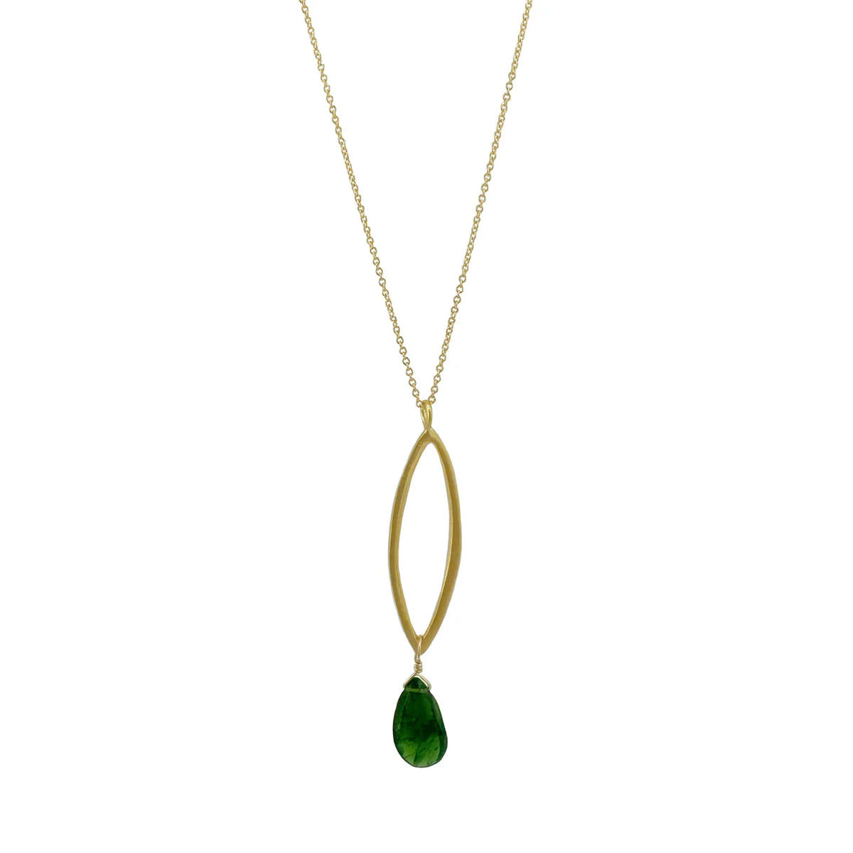 Leaf Drop Necklace, view 2