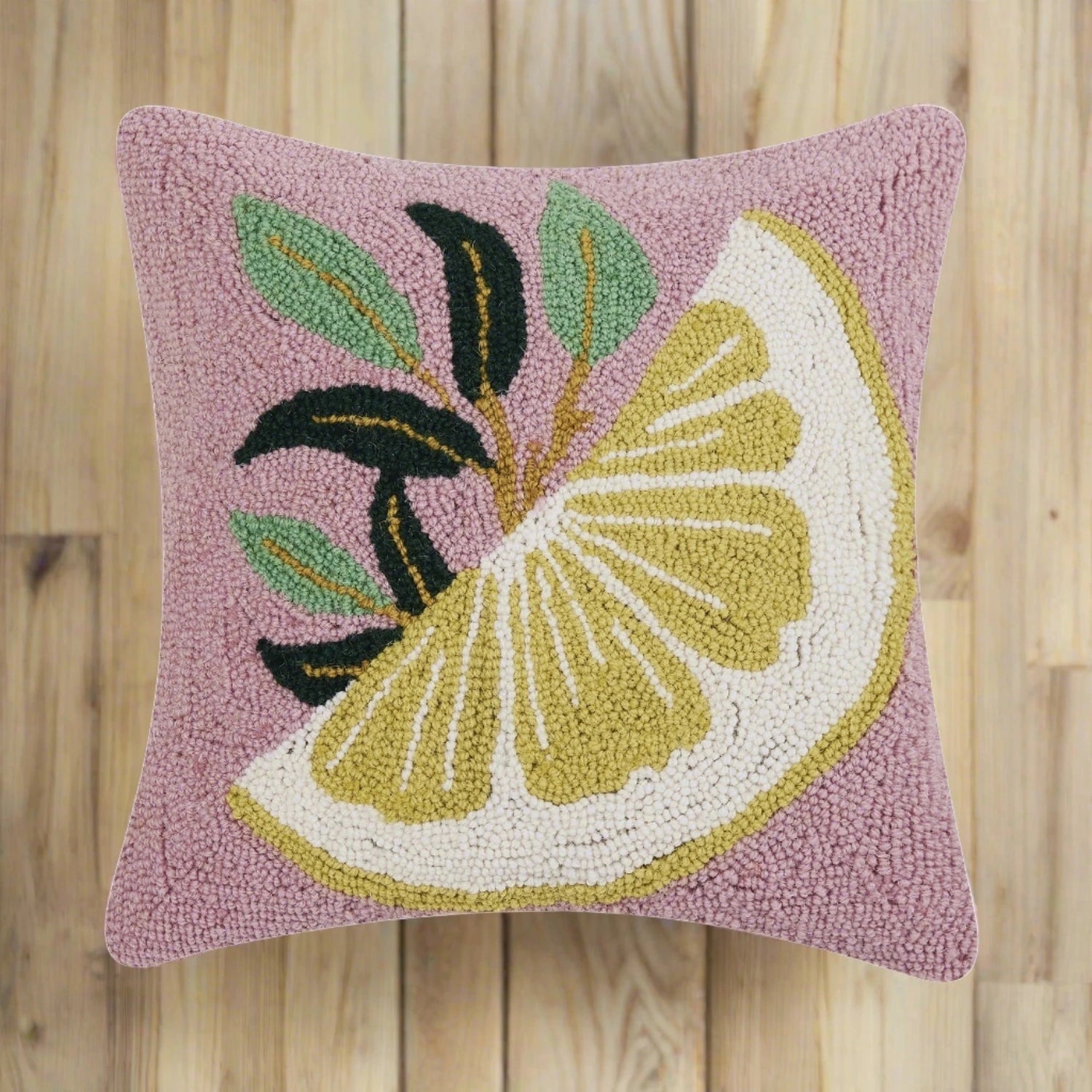 Lemon Slice Hook Pillow - The Riviera Towel Company