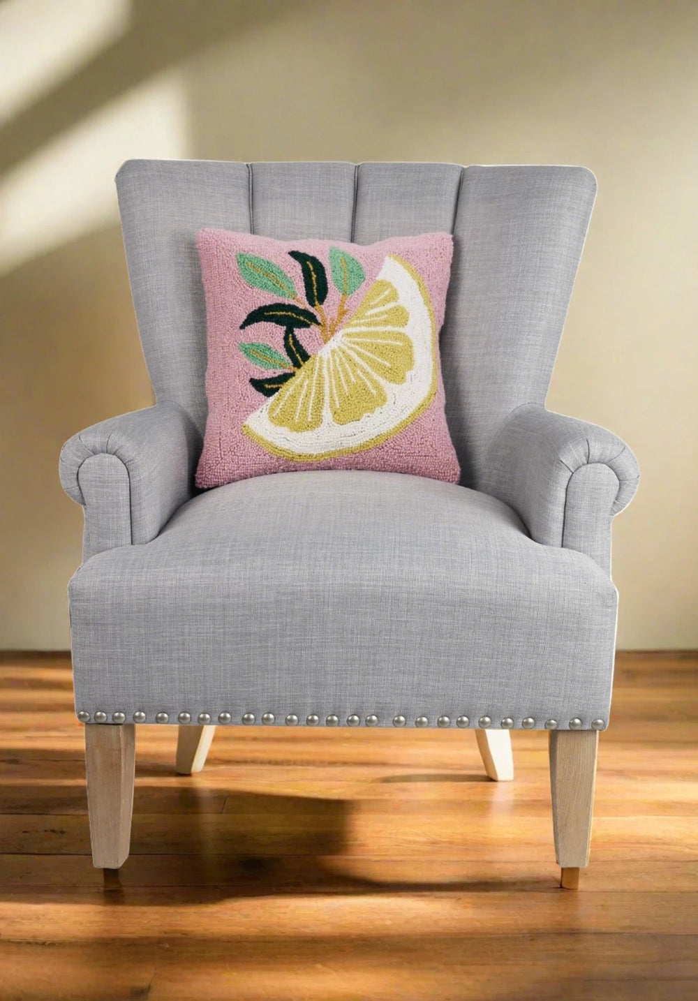 Lemon Slice Hook Pillow