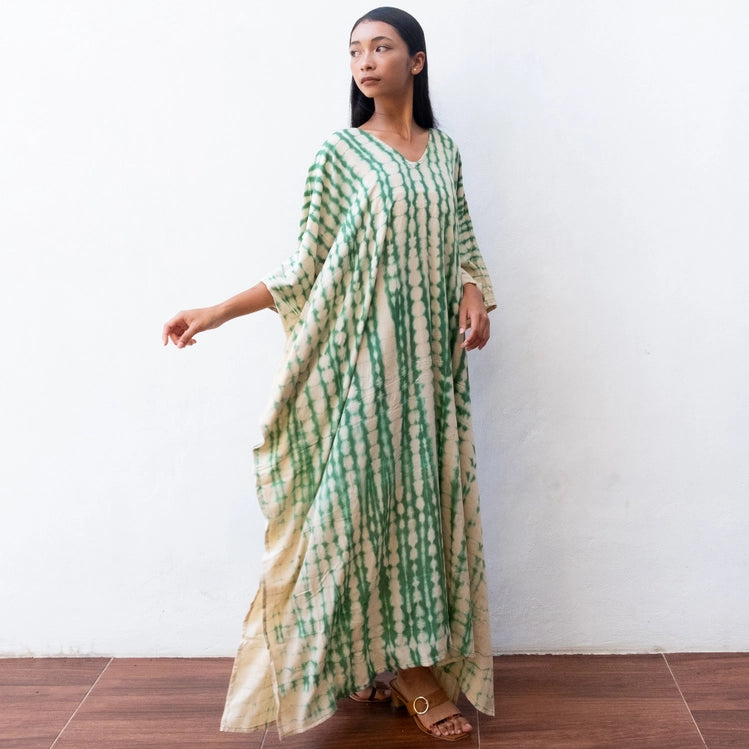 Tie Dye Kaftan Dress