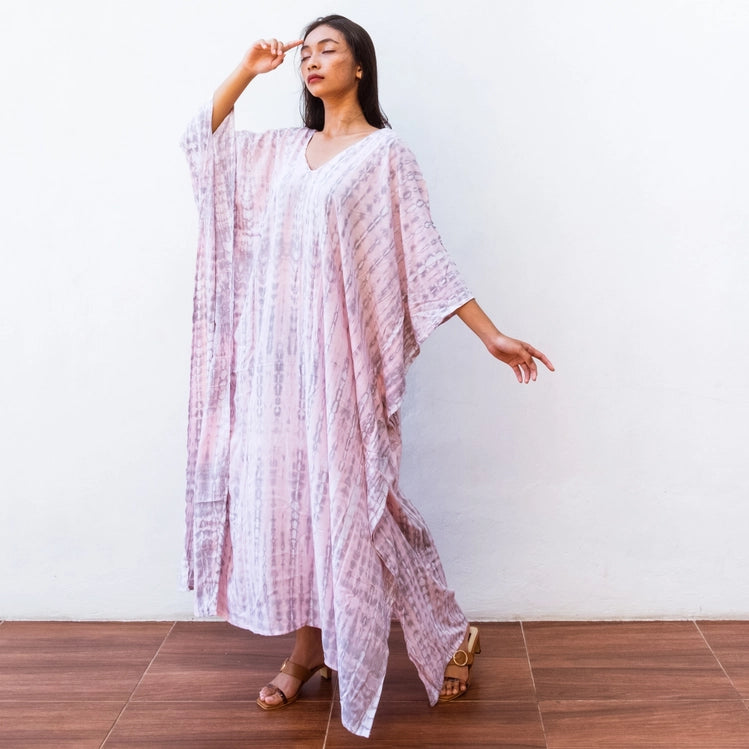 Tie Dye Kaftan Dress