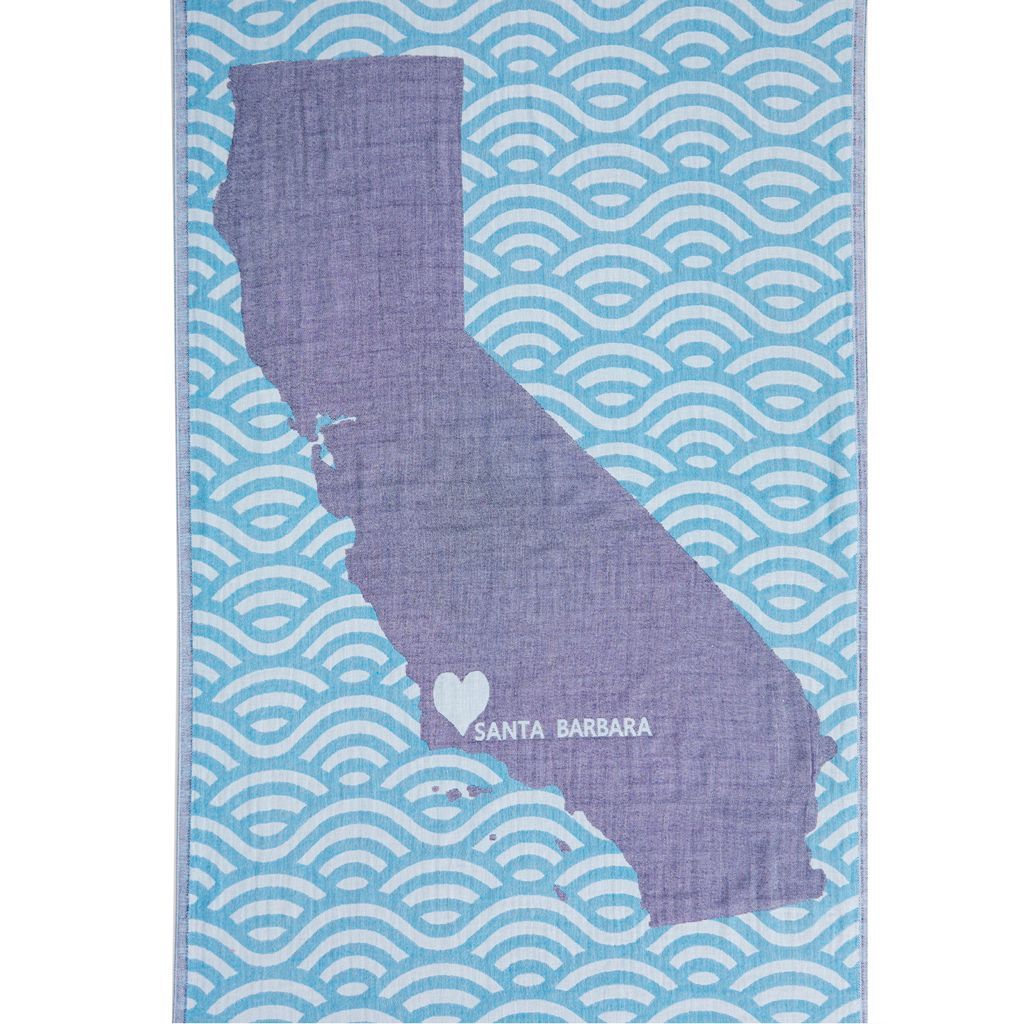 LOVE from Santa Barbara Beach Towels - The Riviera Towel Company