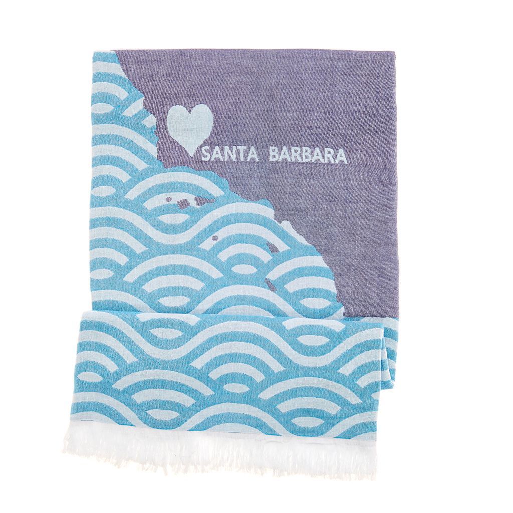 LOVE from Santa Barbara Beach Towels - The Riviera Towel Company