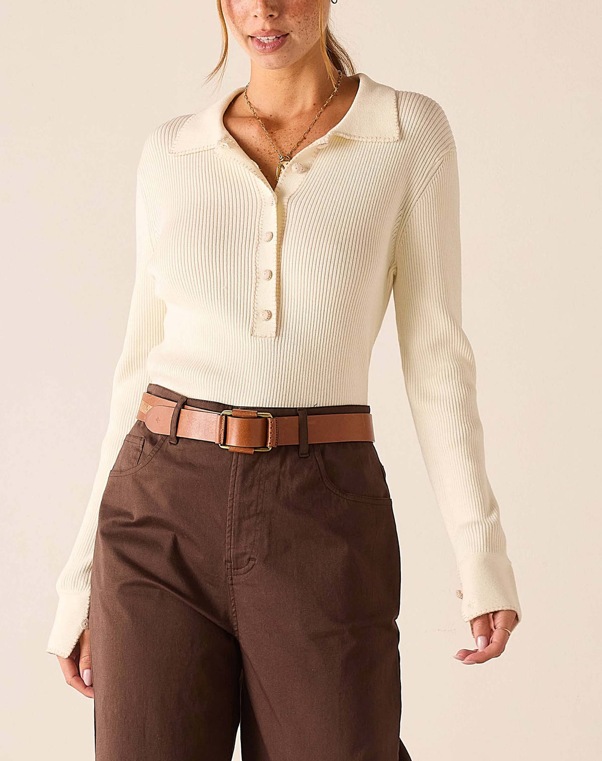 Ludlow Long Sleeve Polo