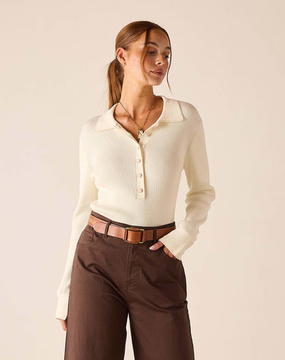 Ludlow Long Sleeve Polo, view 2