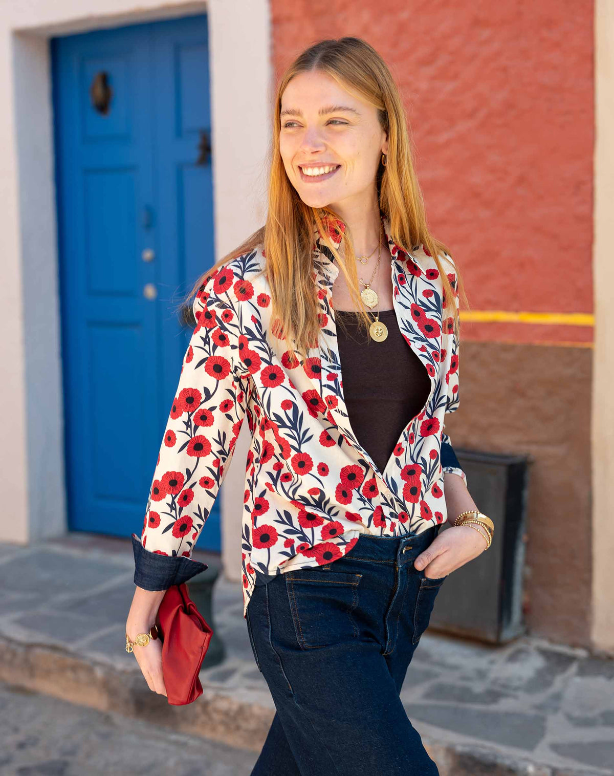 Margot Button Up Shirt, view 3