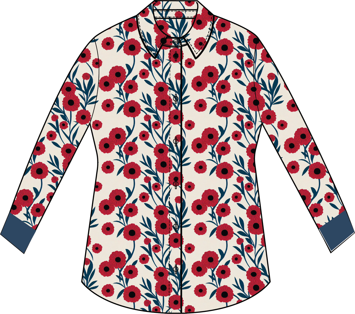 Margot Button Up Shirt, view 4