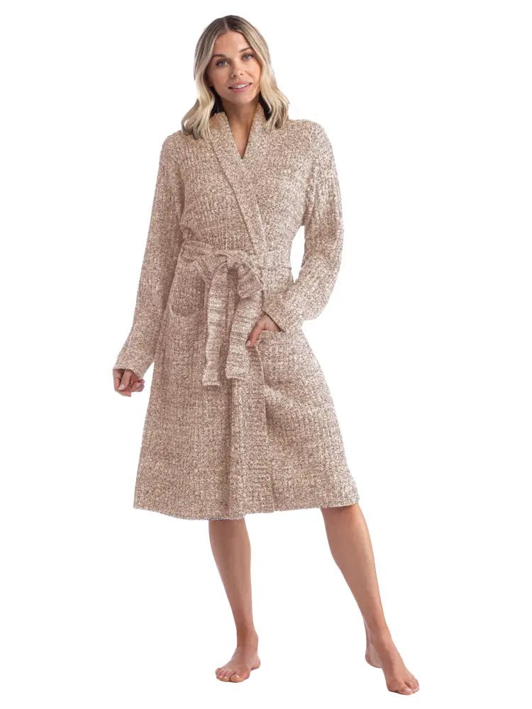 Marshmallow Rib Robe - The Riviera Towel Company