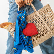 Mary Heart Bead Purse