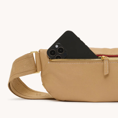 Charles Crossbody Med-Toasty Sand, view 3