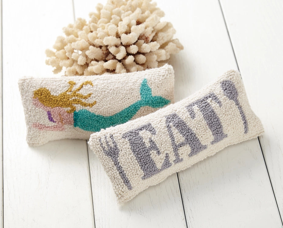 Mini Mermaid Hook Pillow