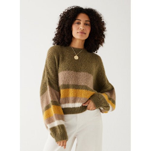 Mersea Pisa Stripe Crewneck Sweater - The Riviera Towel Company