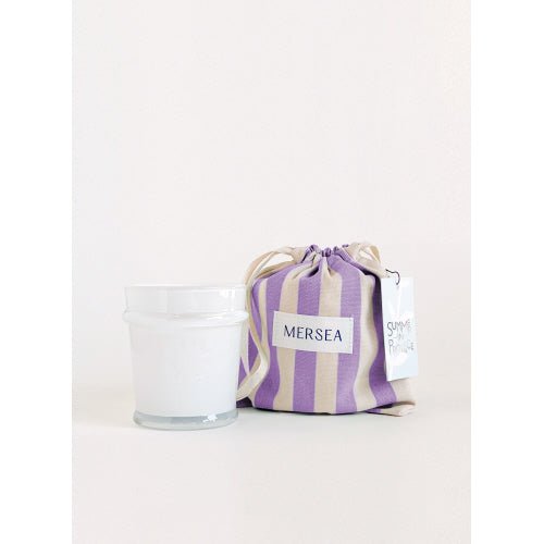 Mersea Striped Bagged Candle - The Riviera Towel Company