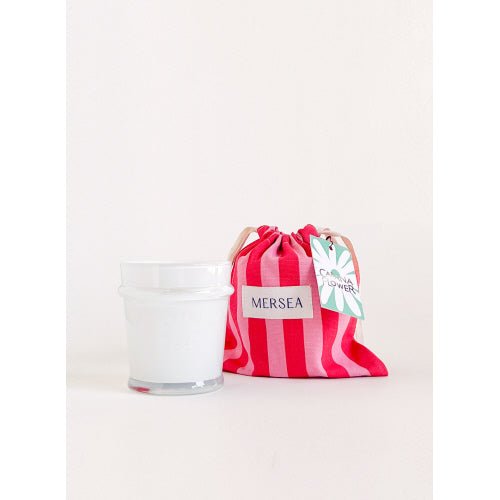 Mersea Striped Bagged Candle - The Riviera Towel Company