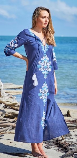 Moni Maxi Tunic - The Riviera Towel Company