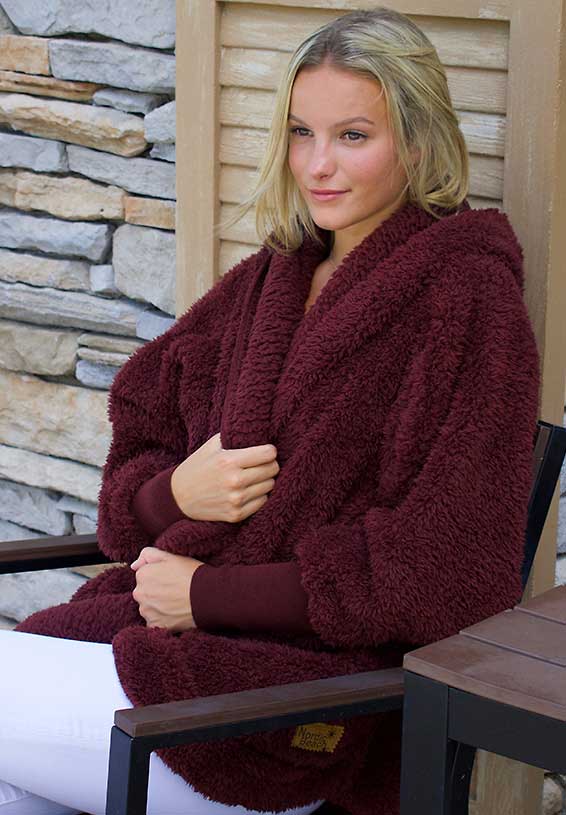 Nordic Beach Fuzzy Jacket - The Riviera Towel Company