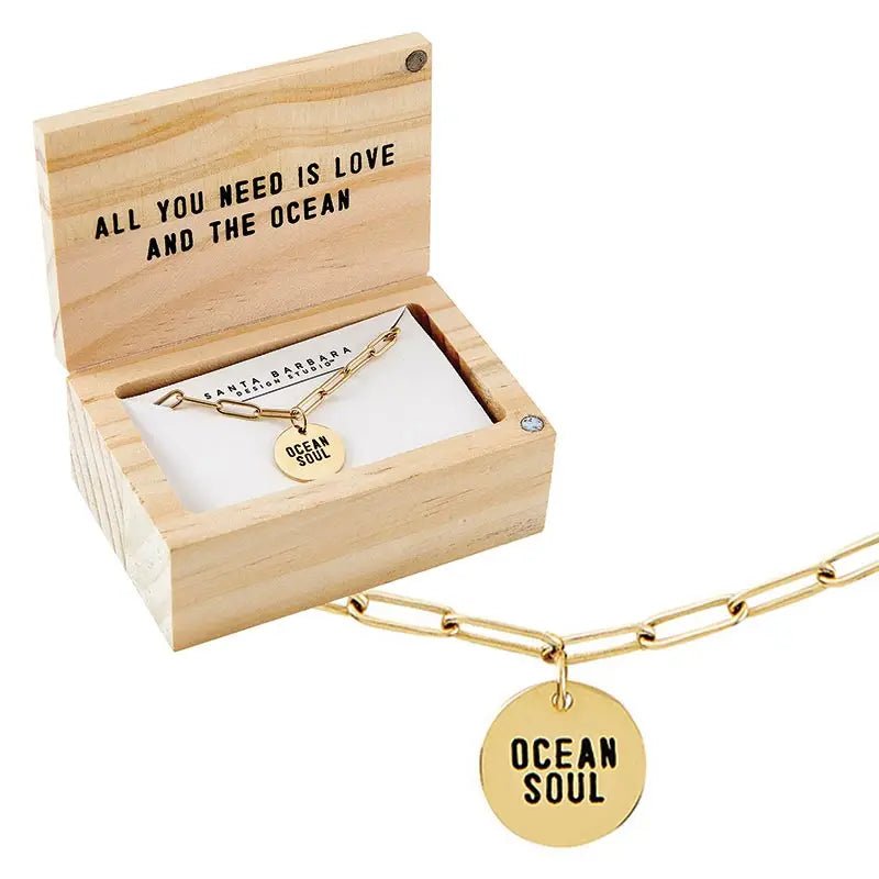 Ocean Soul Link Necklace - The Riviera Towel Company