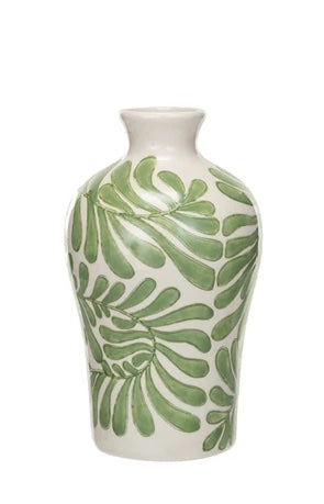 Stoneware Vases w/ Abstract Designs