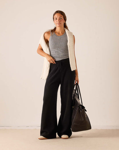 Parma Cashmere Wide Leg Pant