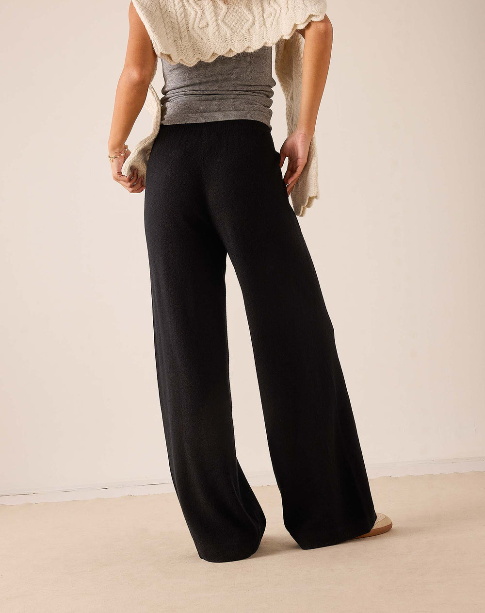 Parma Cashmere Wide Leg Pant