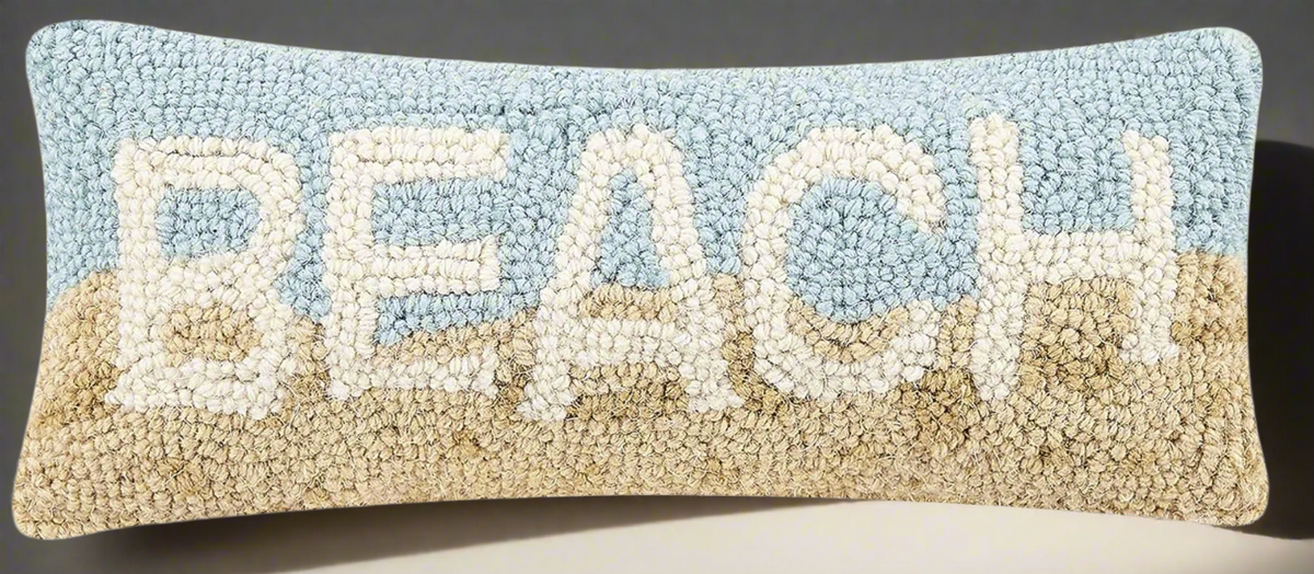 Pastel Beach Beach Mini Hook Pillow, view 2