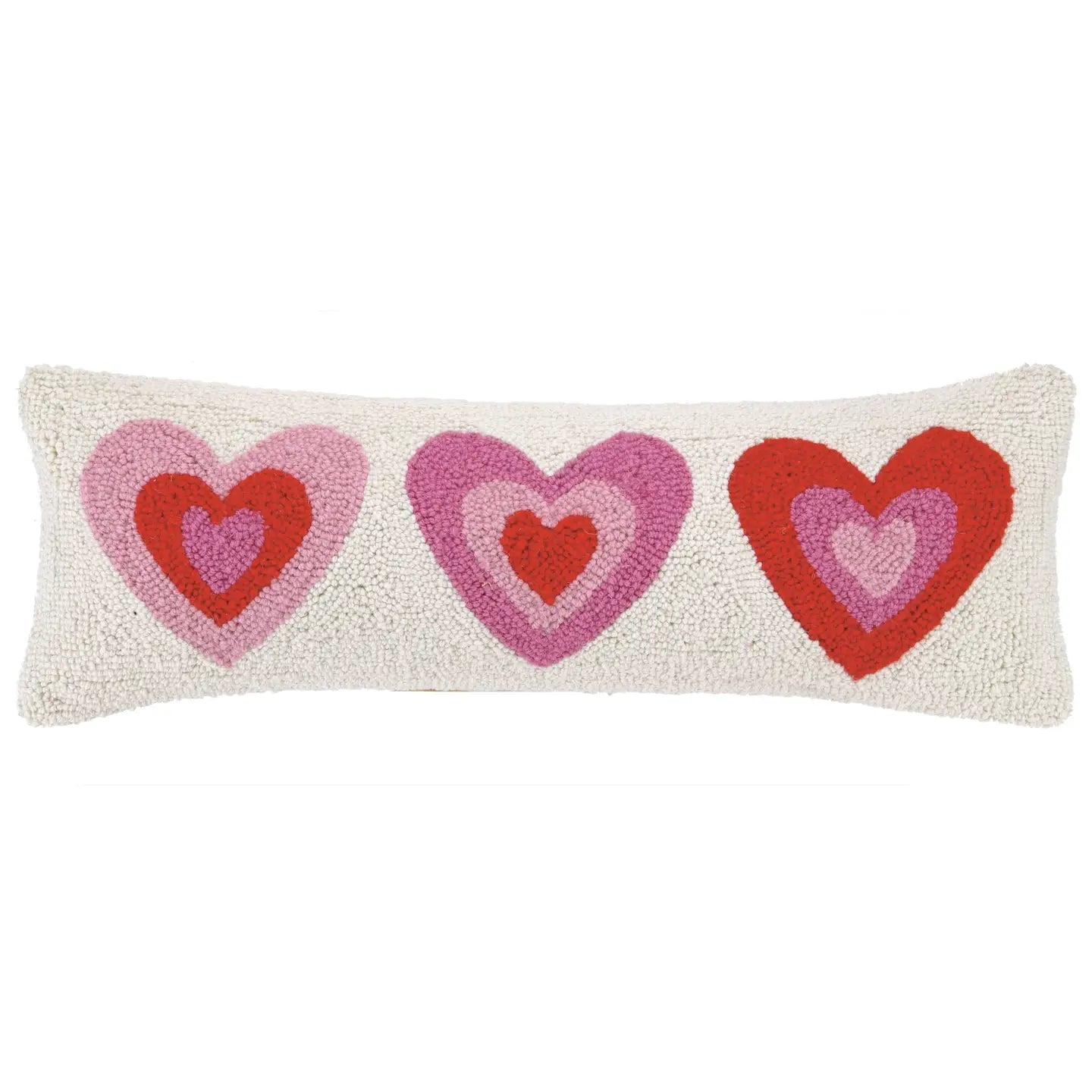 Pink Hearts Hook Pillow - The Riviera Towel Company