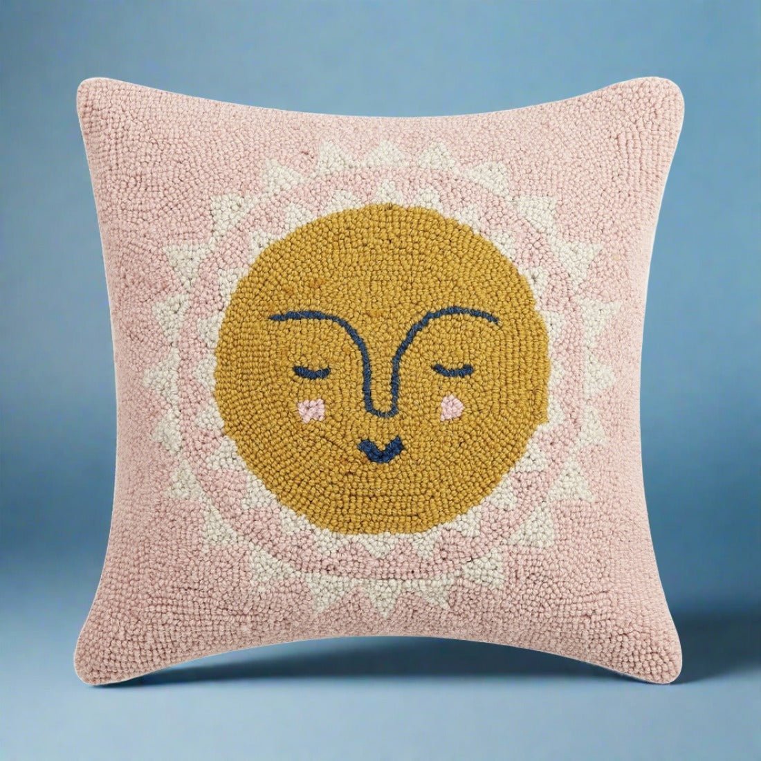 Pink Sun Hook Pillow - The Riviera Towel Company