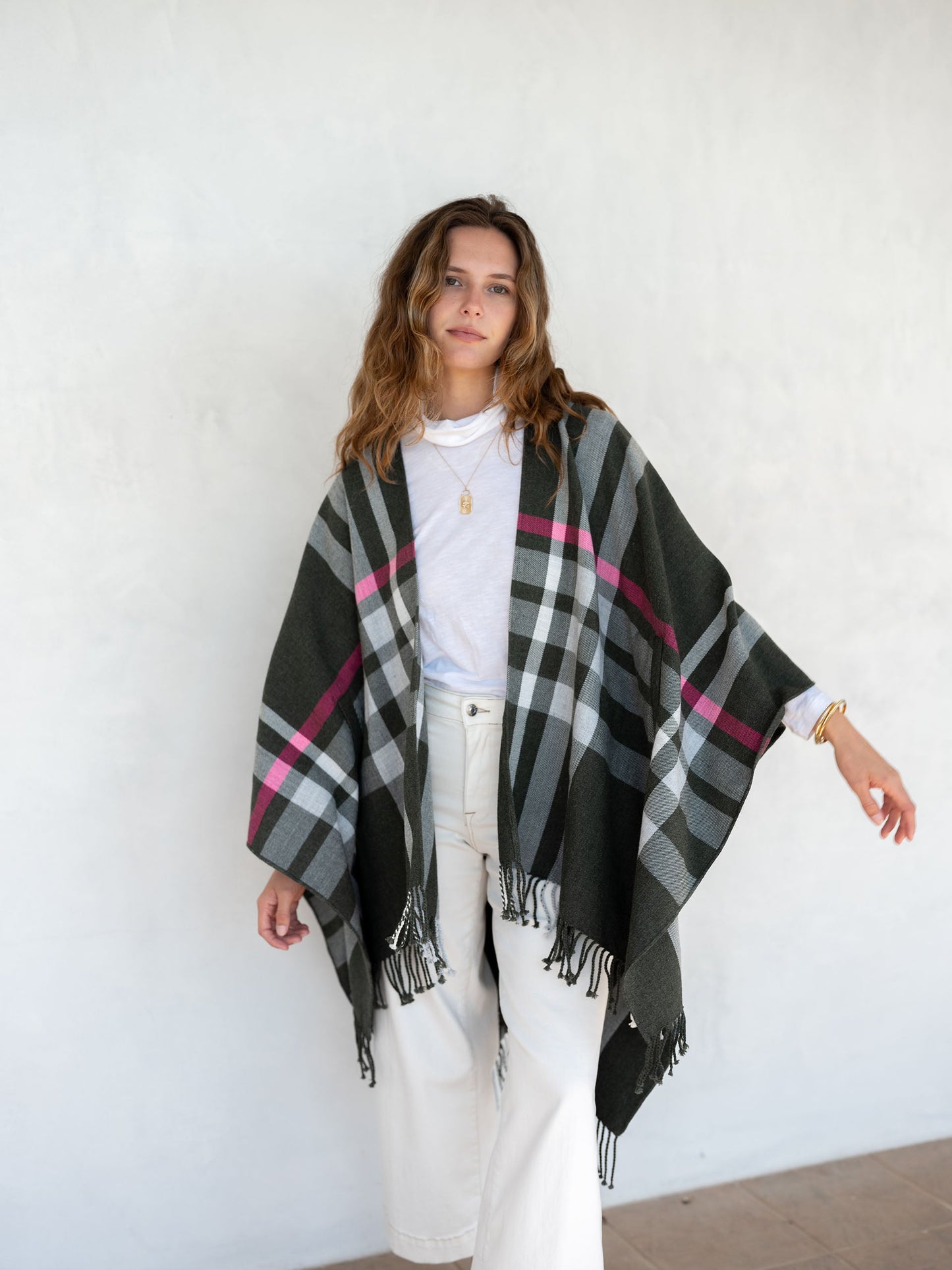 Plaid Pocket Wrap - The Riviera Towel Company