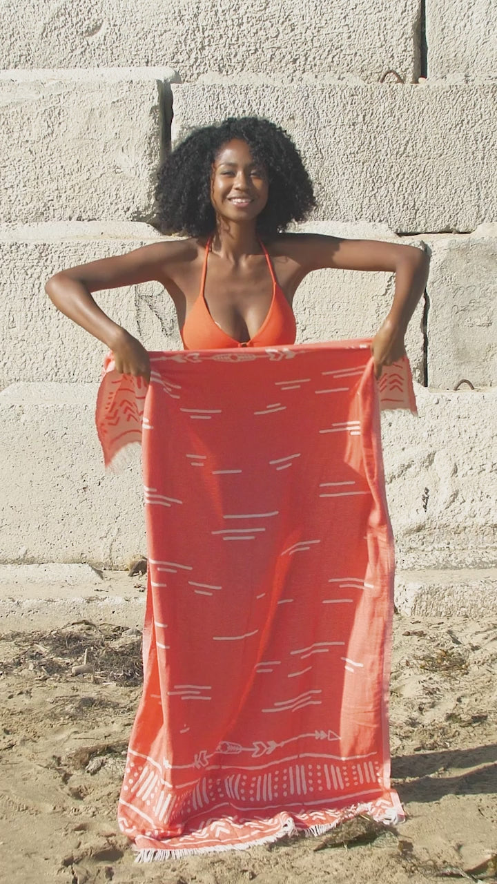 Load video: Cabina Turkish Towel