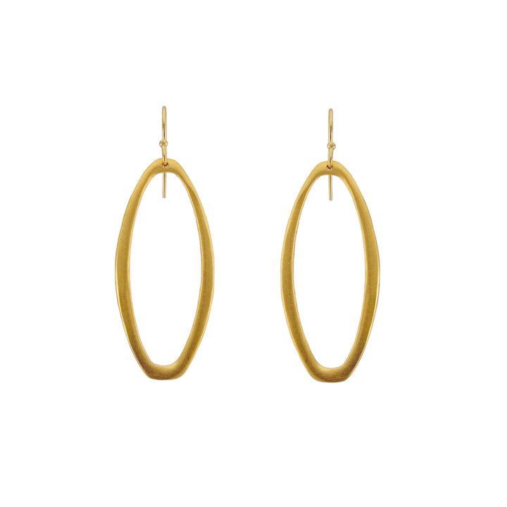 Organic Rectangle Earrings