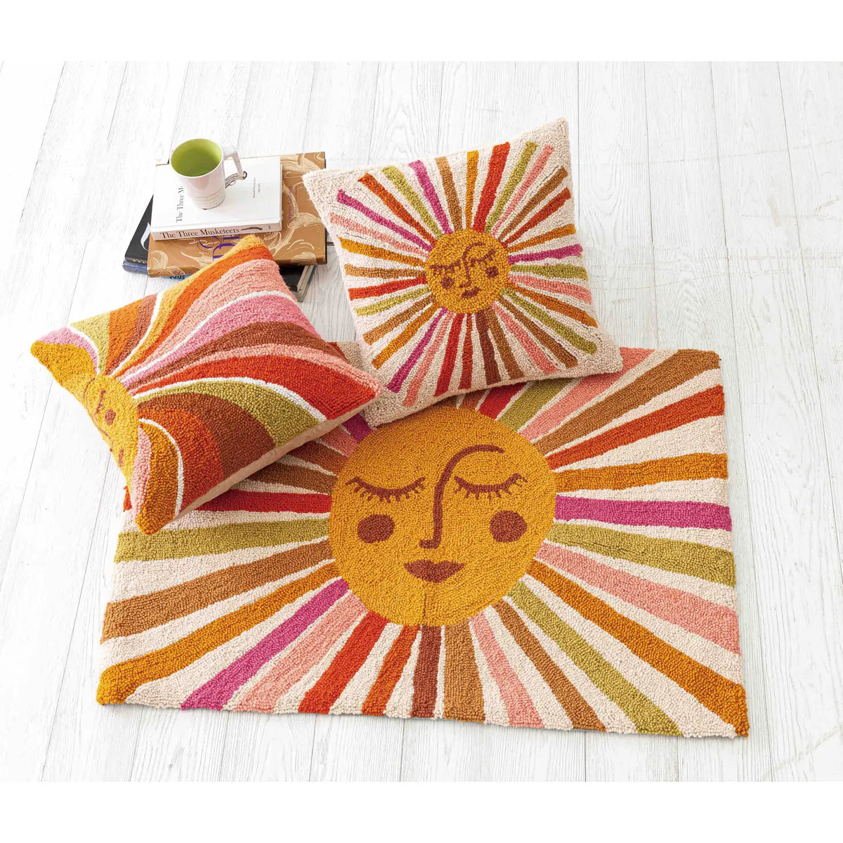 Retro Sunshine Hook Pillow, view 2