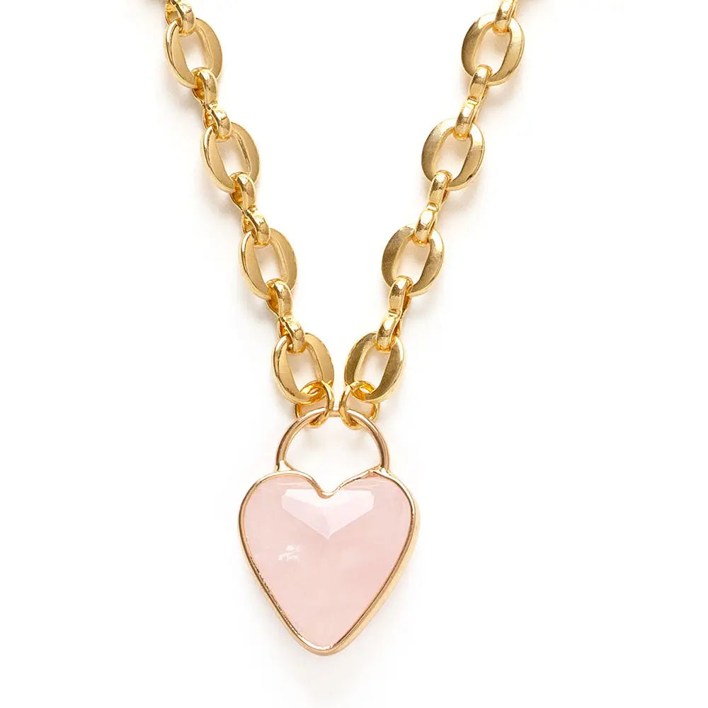 Roma Heart Statement Necklace, view 2