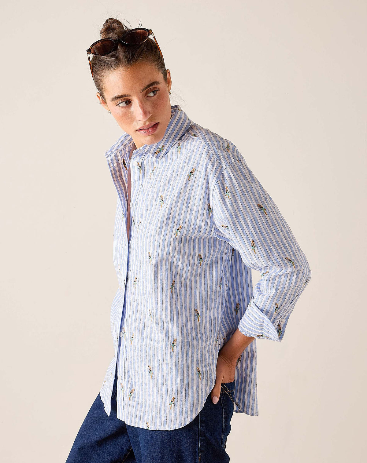 Runaround Button Up Top, view 2