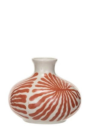 Stoneware Vases w/ Abstract Designs