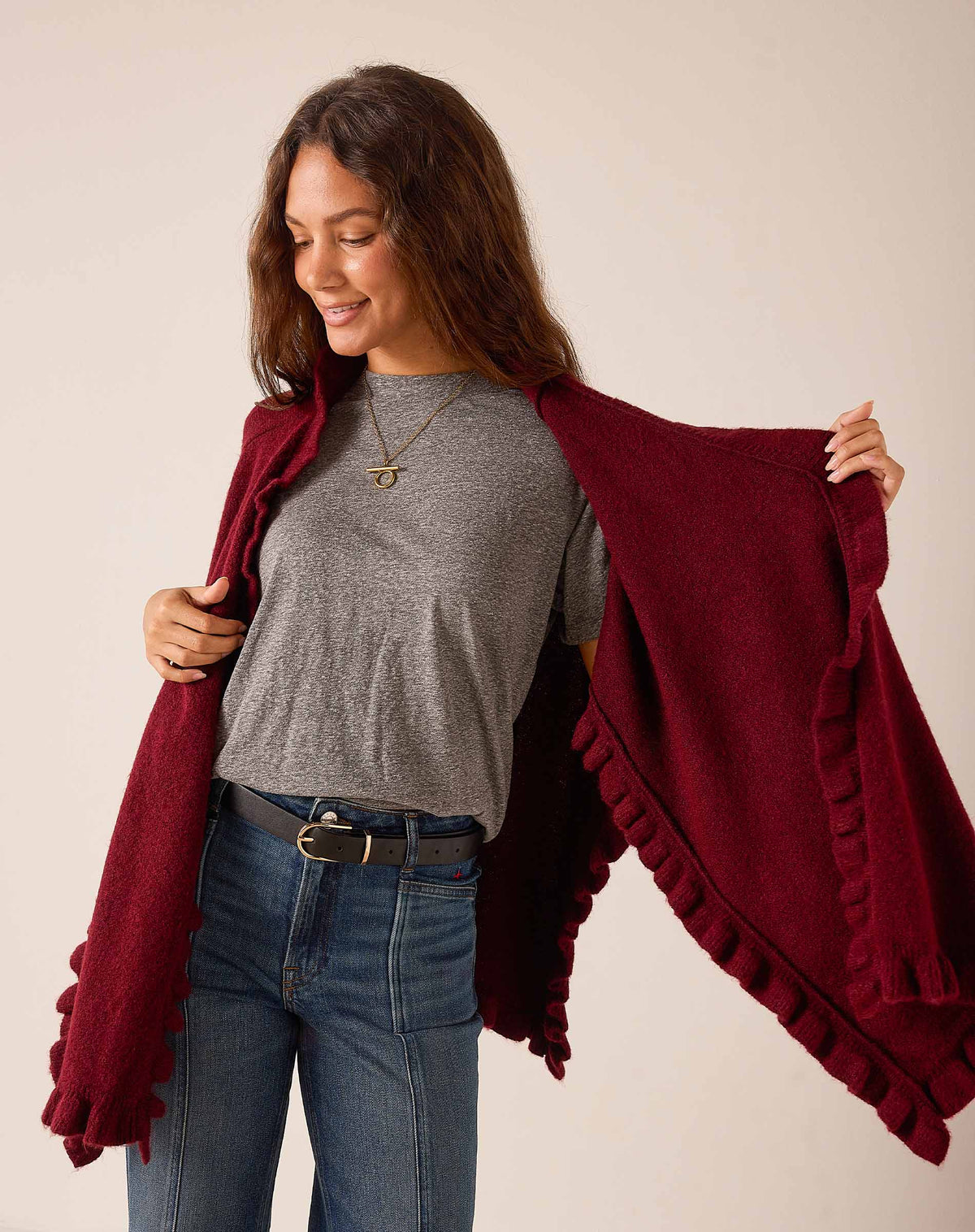 Sabrina Ruffle Wrap